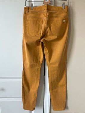 Michael Kors Mustard Yellow Skinny Jeans